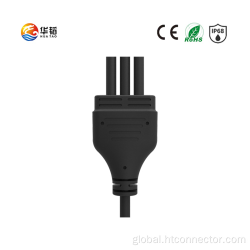 One Tow Triple Y Waterproof Connector One tow three-point wire device waterproof connector Factory